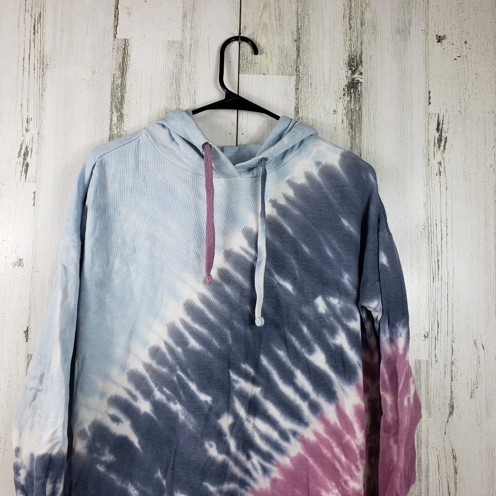 The cozy collection by rue21 tie dye oversized sweater hoodie size small - Picture 2 of 10